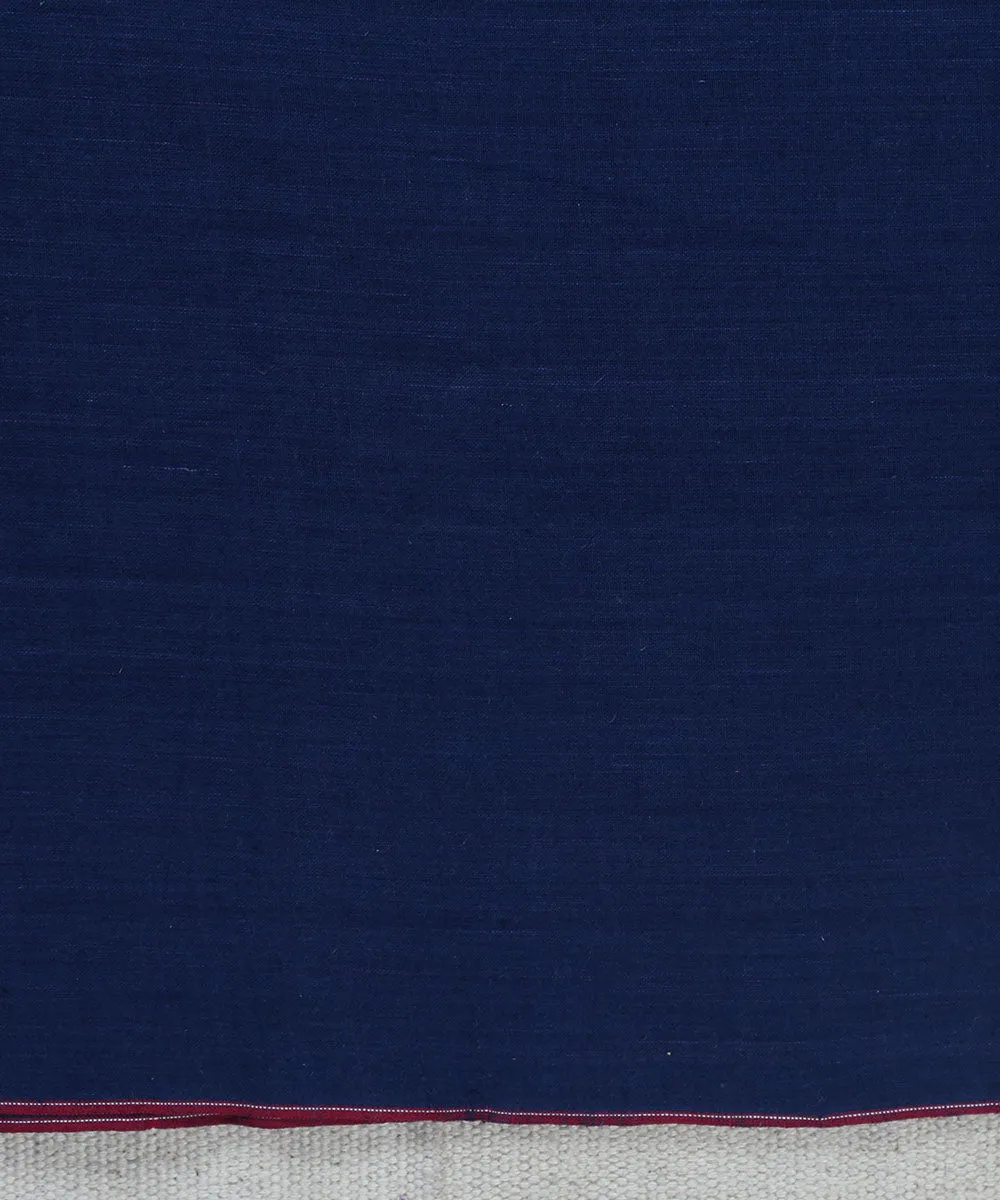 0.59m Handloom Blue Handspun Cotton Fabric