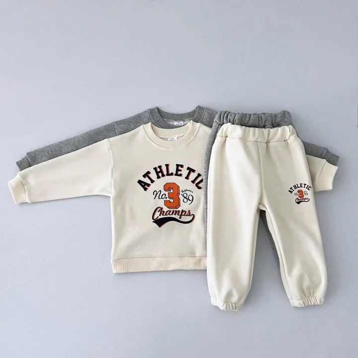 2 Pieces Set Baby Kid Boys Letters Tops And Pants Wholesale 231130218