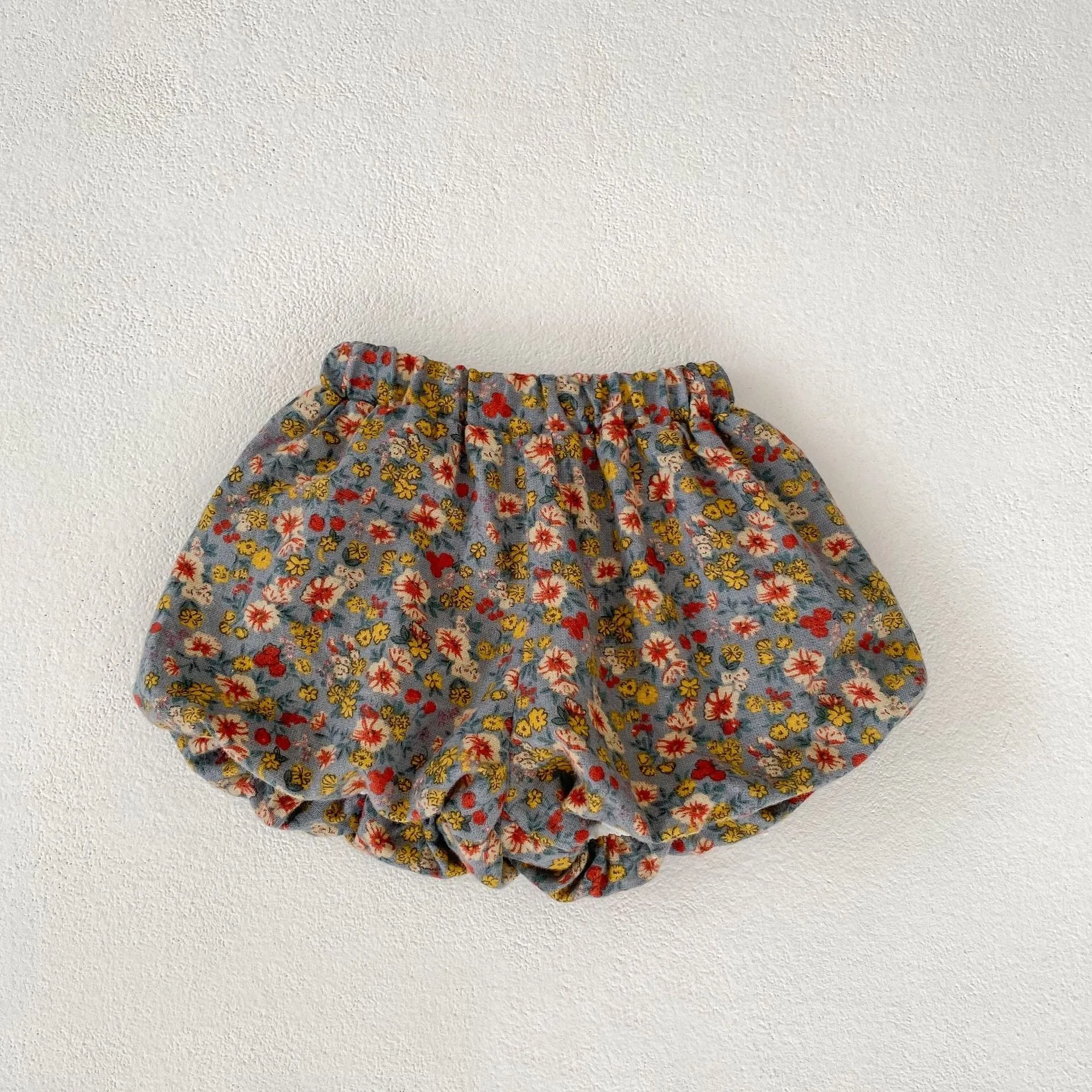 2 Pieces Set Baby Kid Girls Solid Color Print Tops And Flower Shorts Wholesale 230828248