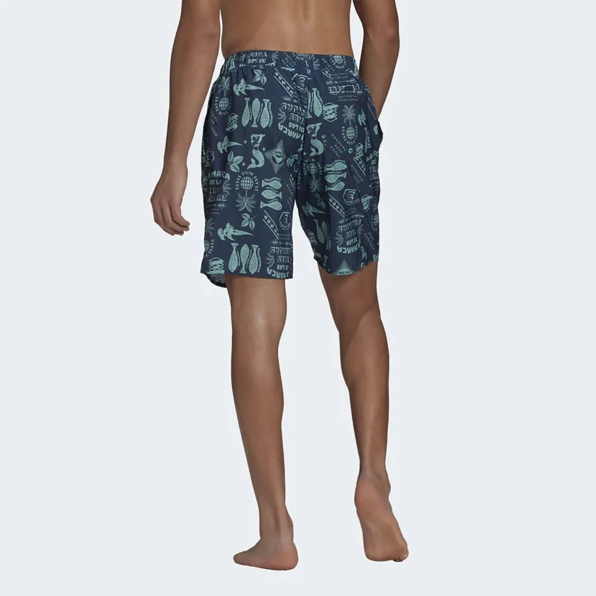 Adidas Men's Graphic Swim Shorts GM2224