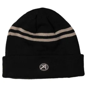 AHEAD Black/Khaki Toque Double Stripe