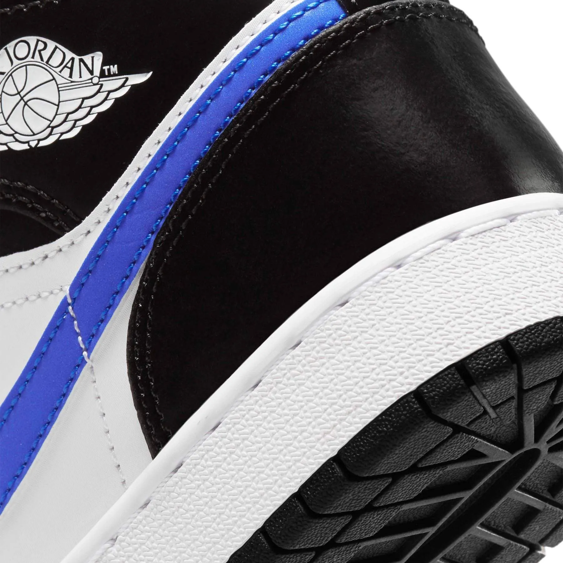 Air Jordan 1 Mid GS 'Black Racer Blue'