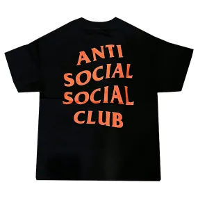 ANTI SOCIAL SOCIAL CLUB BLACK/ORANGE LOGO TEE