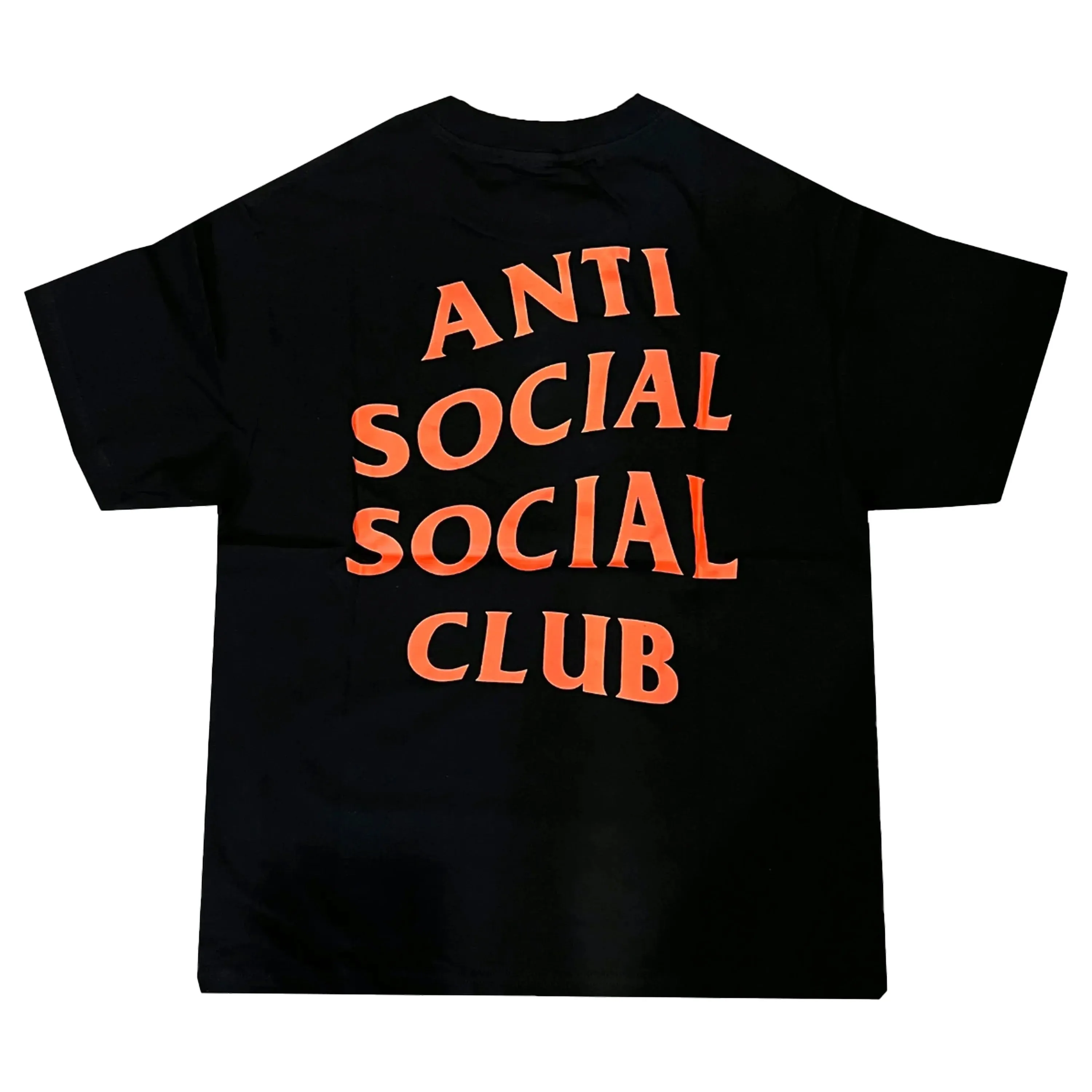 ANTI SOCIAL SOCIAL CLUB BLACK/ORANGE LOGO TEE