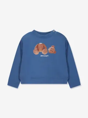 Baby Boys Bear Sweatshirt in Blue