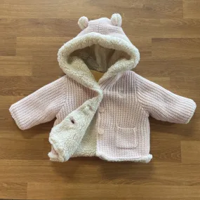 Baby Gap Sherpa Knit Cardigan - 0/3m