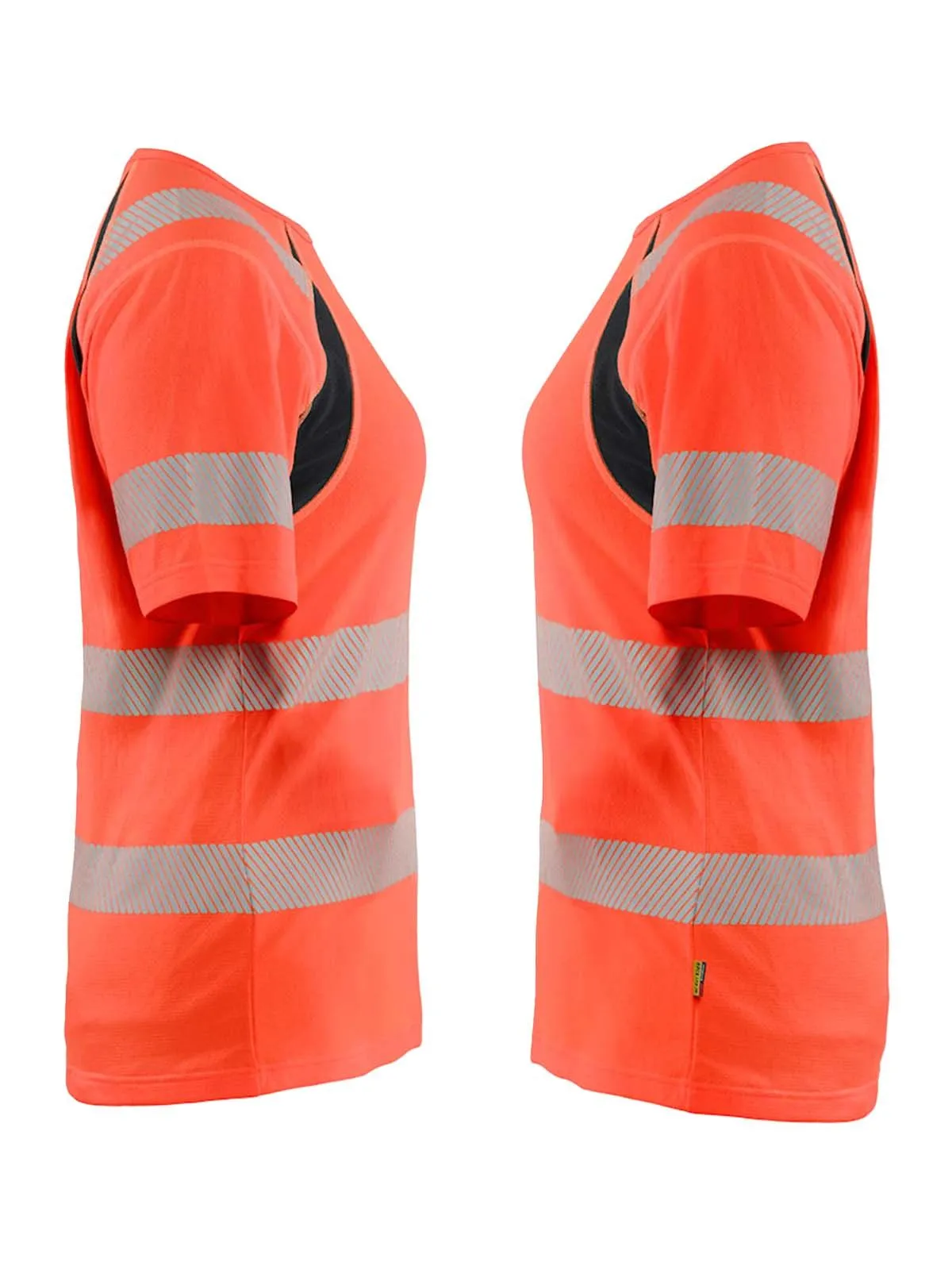 Bl&#xE5;kl&#xE4;der&#x20;Work&#x20;T-Shirt&#x20;High&#x20;Vis&#x20;Women&#x20;3503&#x20;Red&#x20;Black