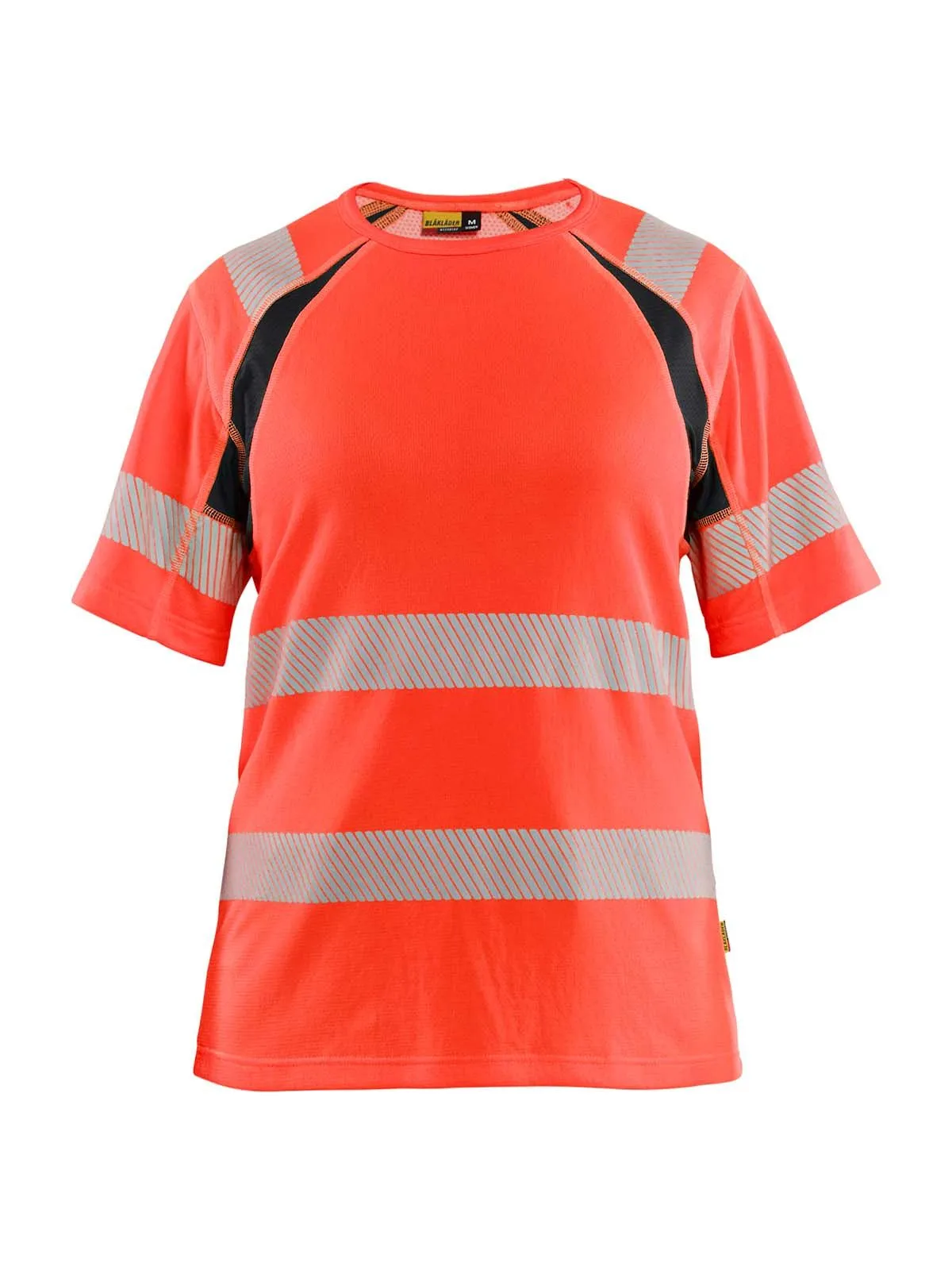 Bl&#xE5;kl&#xE4;der&#x20;Work&#x20;T-Shirt&#x20;High&#x20;Vis&#x20;Women&#x20;3503&#x20;Red&#x20;Black