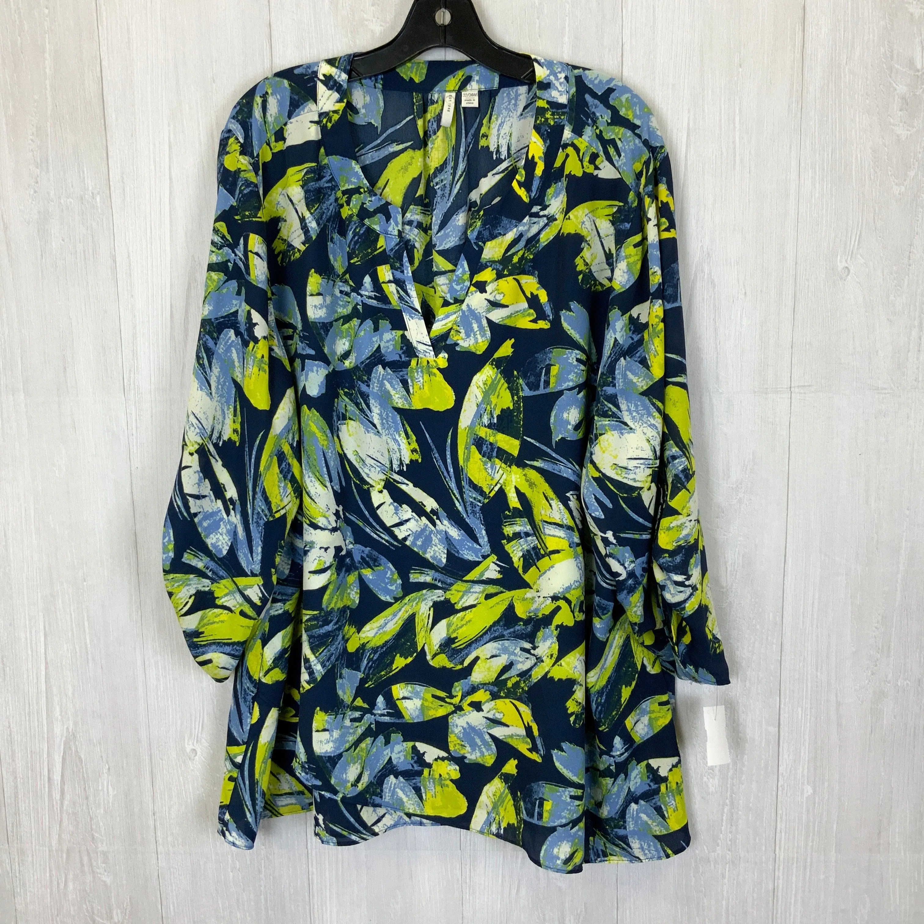 Blouse 3/4 Sleeve By Cato  Size: 3x