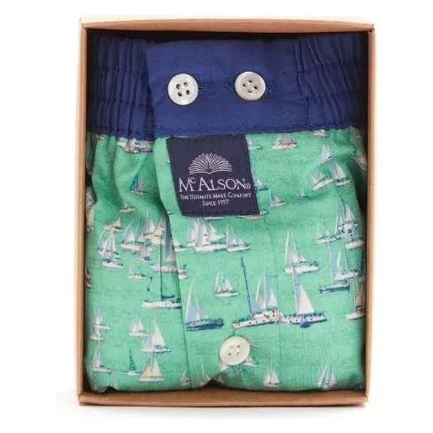 BOXER SHORT Sailing green