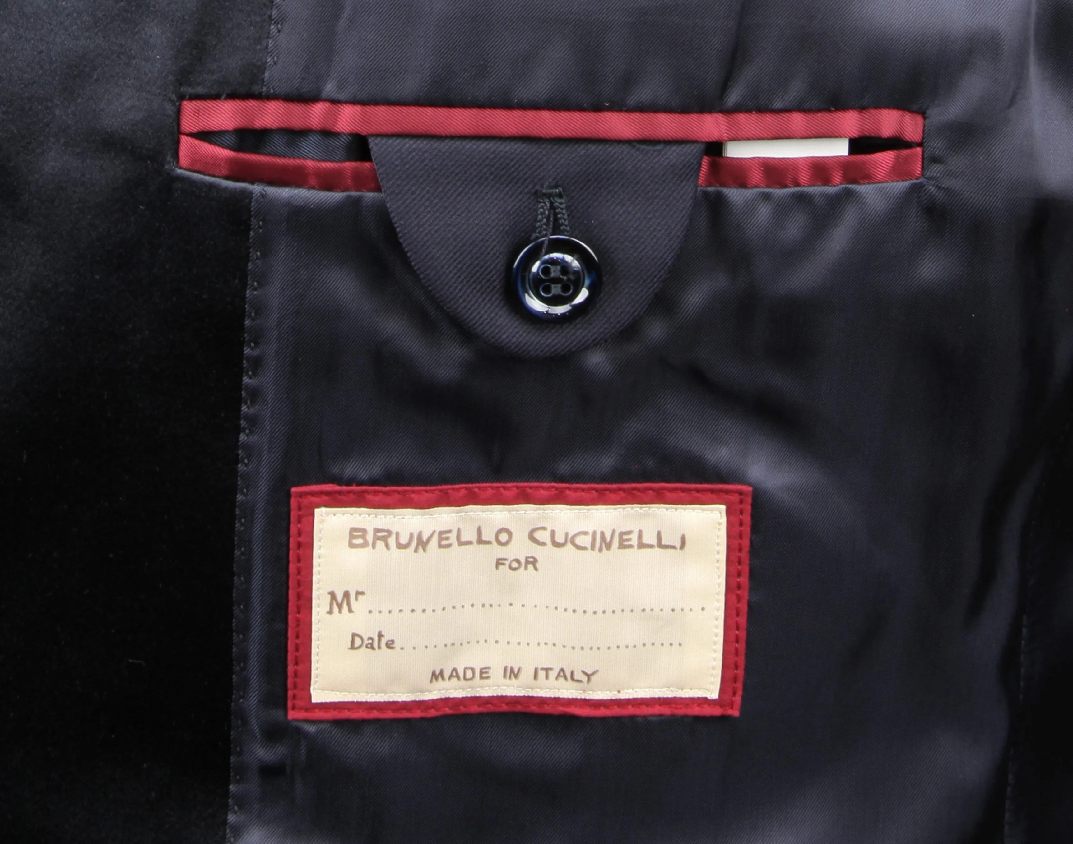 Brunello Cucinelli Midnight Navy Blue Tuxedo