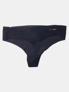 Calvin Klein Invisible Thong - Black