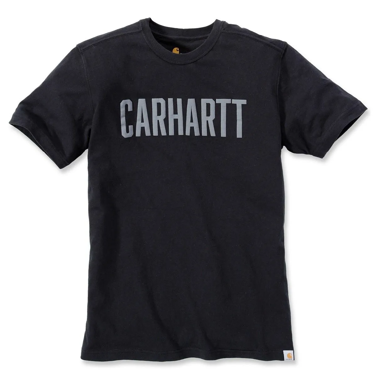 Carhartt&#x20;103203&#x20;Maddock&#x20;Graphic&#x20;Block&#x20;Logo&#x20;s&#x2F;s&#x20;T-Shirt&#x20;-&#x20;Heather&#x20;Grey