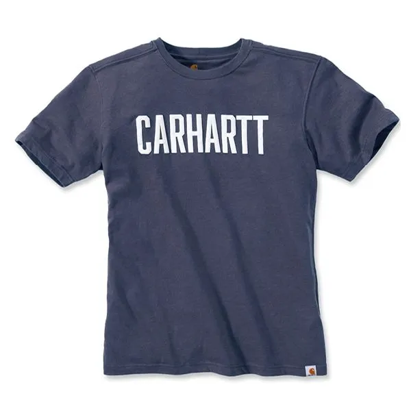 Carhartt&#x20;103203&#x20;Maddock&#x20;Graphic&#x20;Block&#x20;Logo&#x20;s&#x2F;s&#x20;T-Shirt&#x20;-&#x20;Heather&#x20;Grey