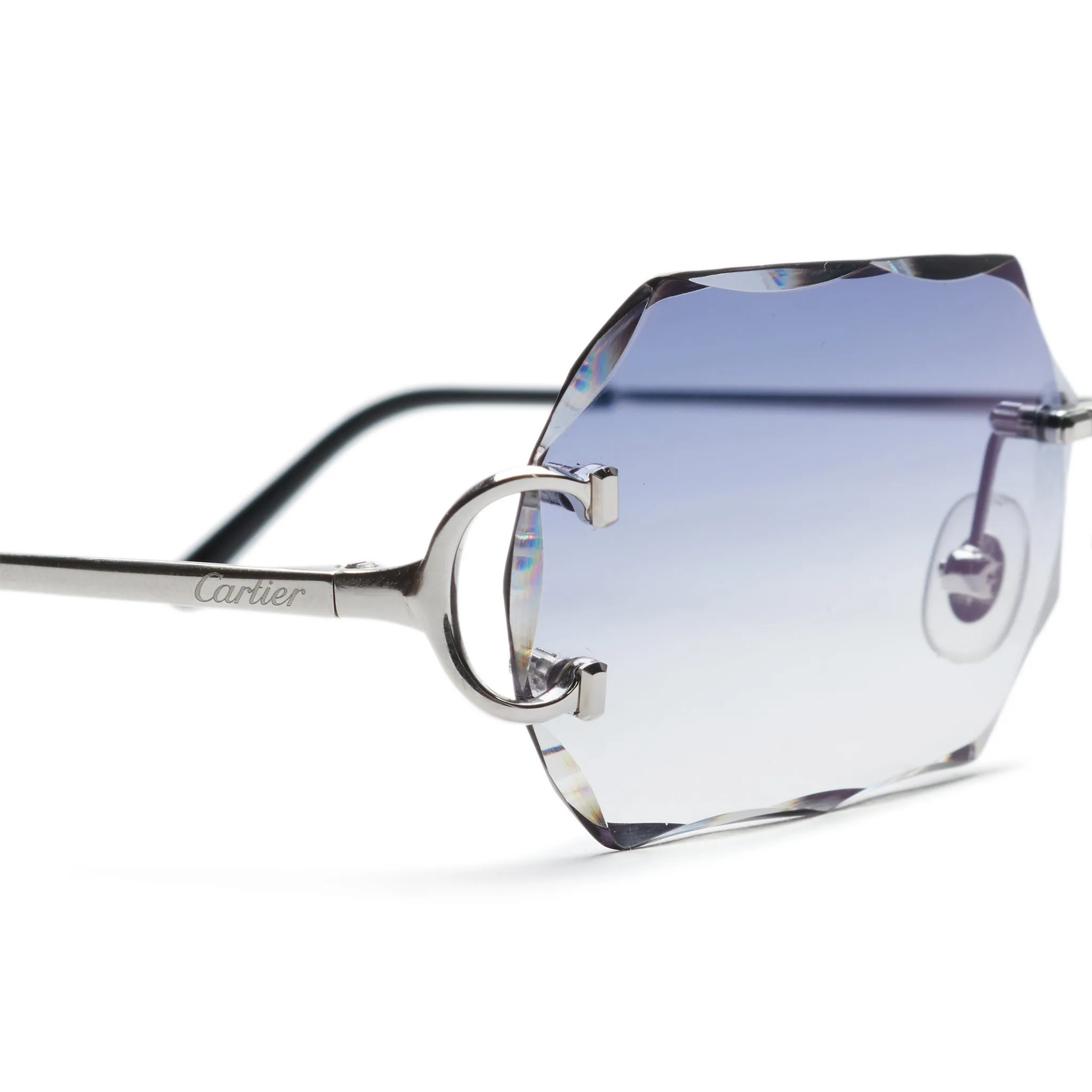 Cartier Eyewear CT00920-002 C Decor Diamond Cut Sunglasses