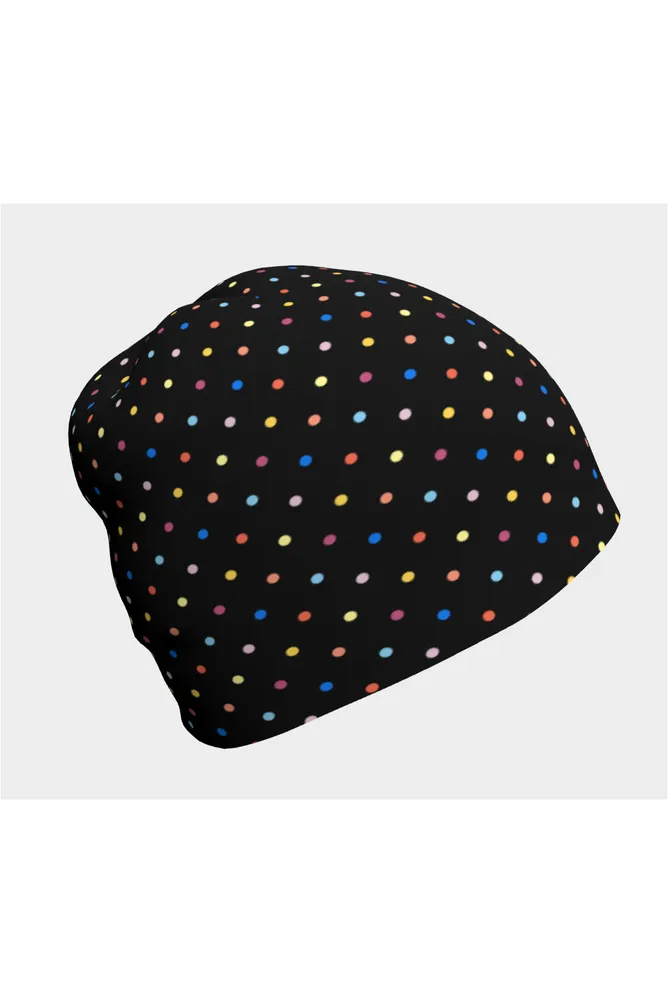 Colorful Polka Dot Beanie