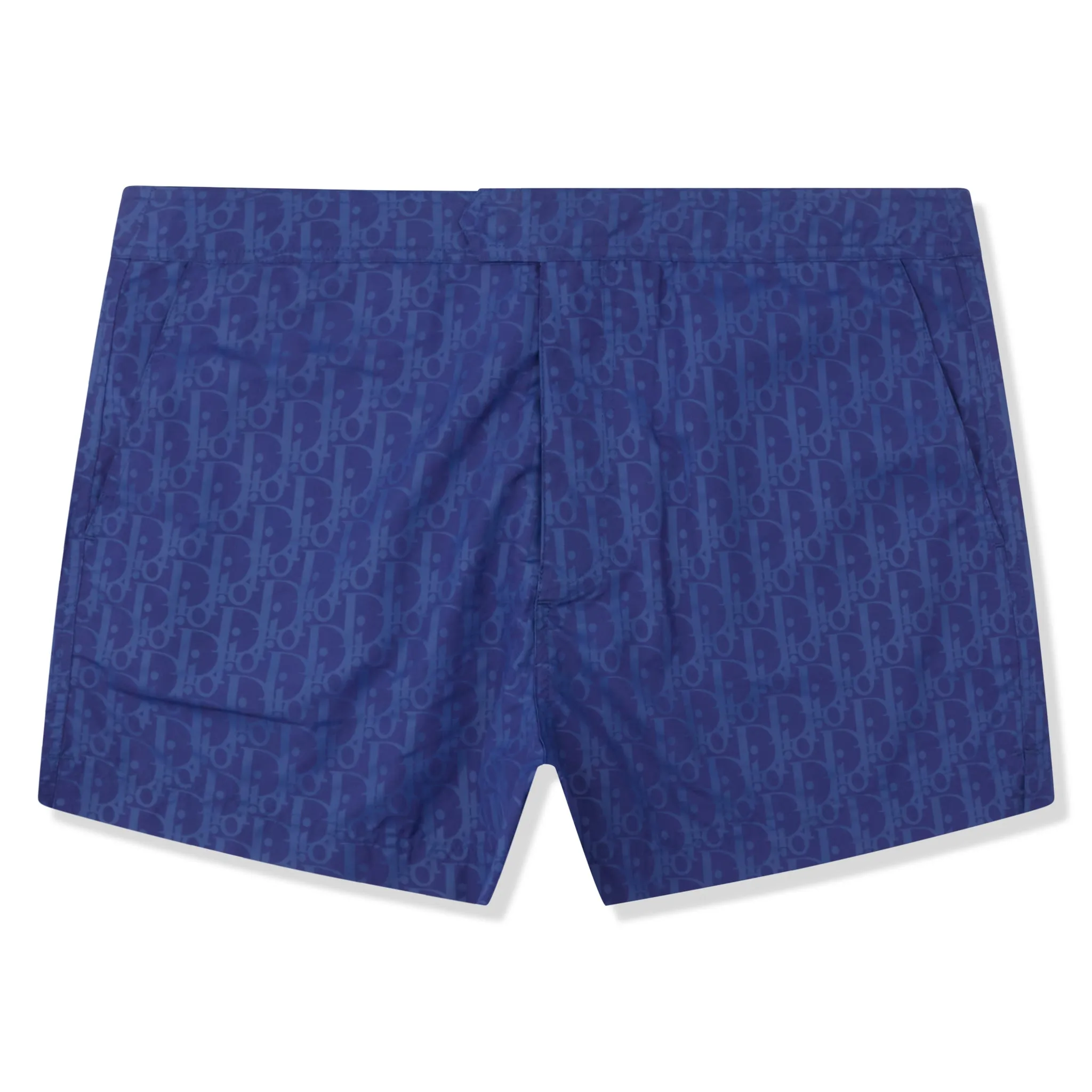 Dior Oblique Swim Shorts Blue