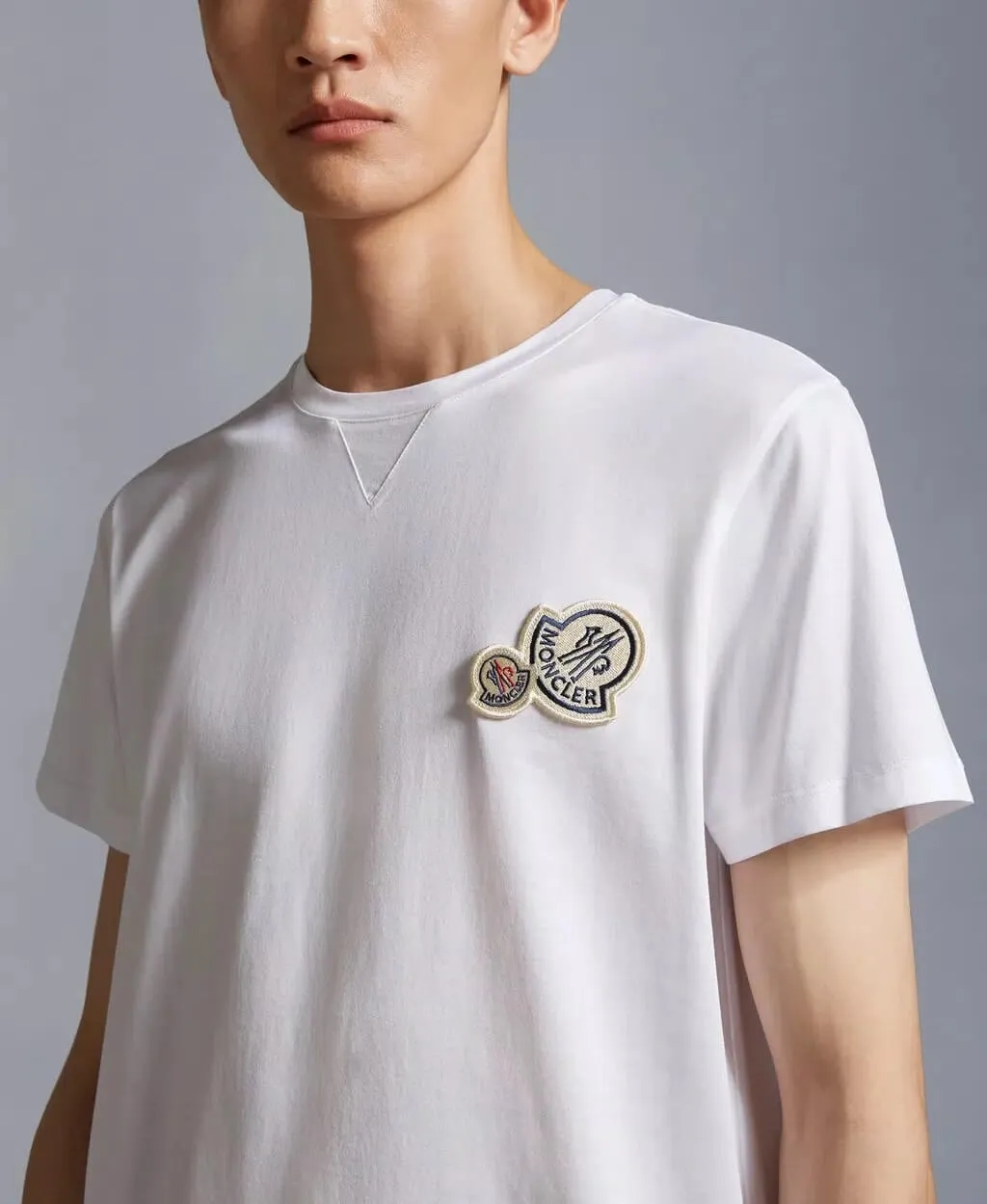 Double Logo Patch T-Shirt