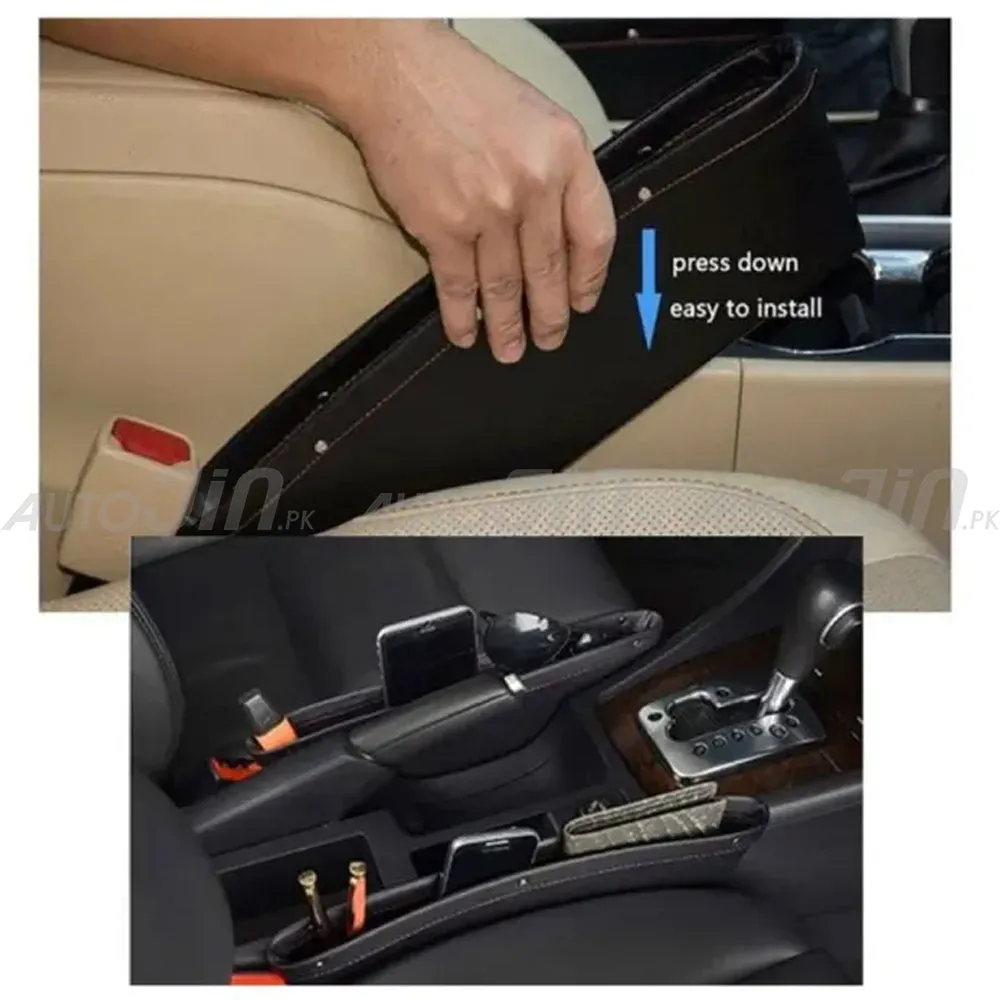 DropStopper - Automotive Leather Seat Gap Filler - Black