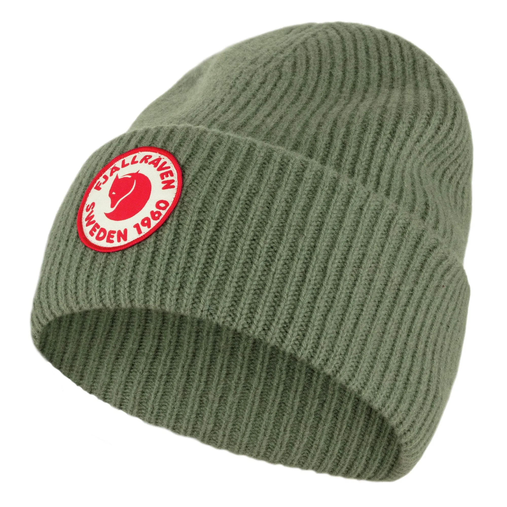 Fjallraven 1960 Logo Beanie - Caper Green