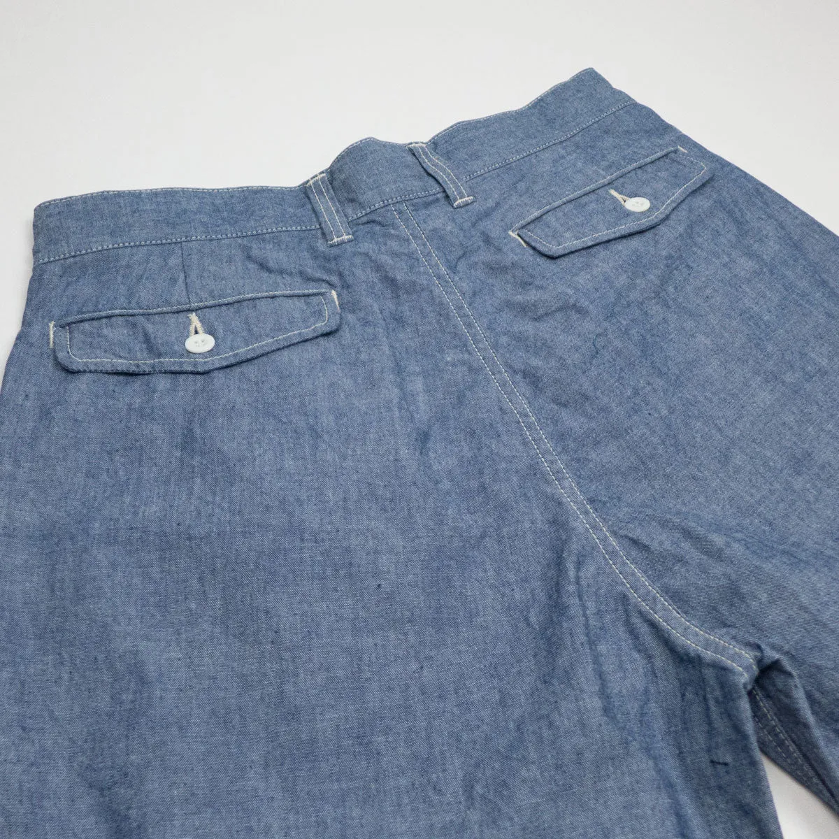 FOB Factory - Chambray M52 Trousers - Blue