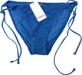 Freya Blue Sundance Rio Tie Side Bikini Bottom UK XS