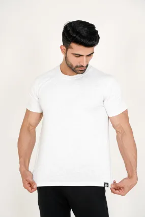 GRAY MELANGE ZERO SHADE BASIC COTTON TEE