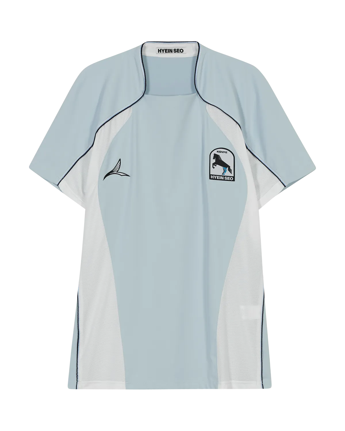 HYEIN SEO - Football Jersey in AQUA BLUE