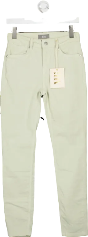 ida Mint Green Rizzo High Rise Skinny Fine Cord Ankle Jeans BNWT W24