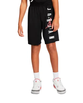 Jordan breathable sports shorts for boys Vert Mesh 957176-023 black