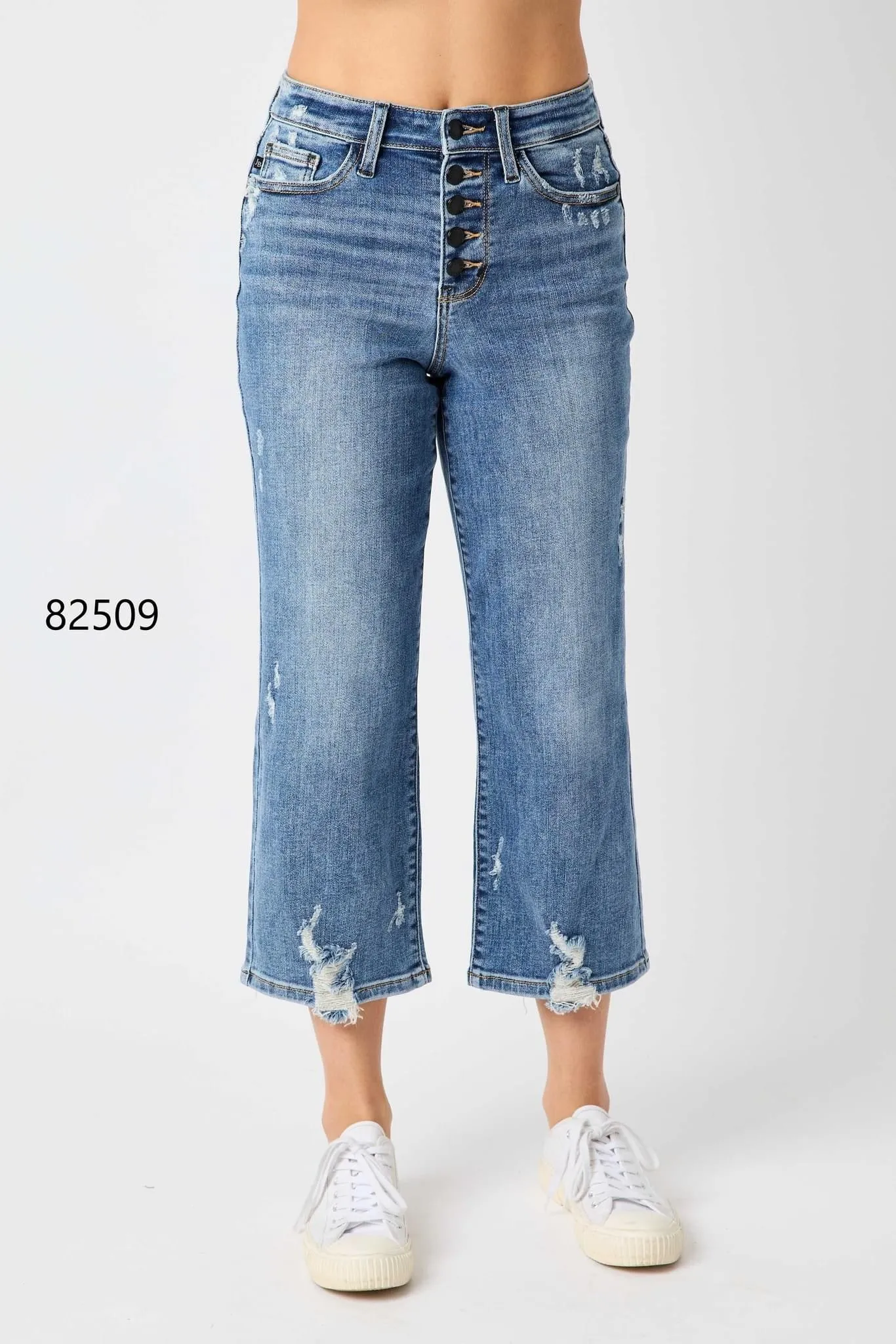 Judy Blue Feeling it All Ankle Cropped Jeans