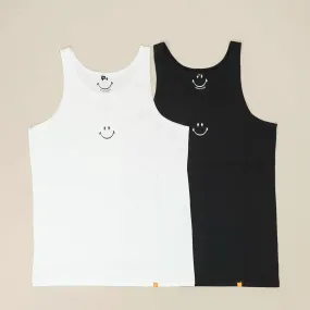 Kickstage #KEEP Lightning Smile Logo Tank Top (2-in-1) [KS111]