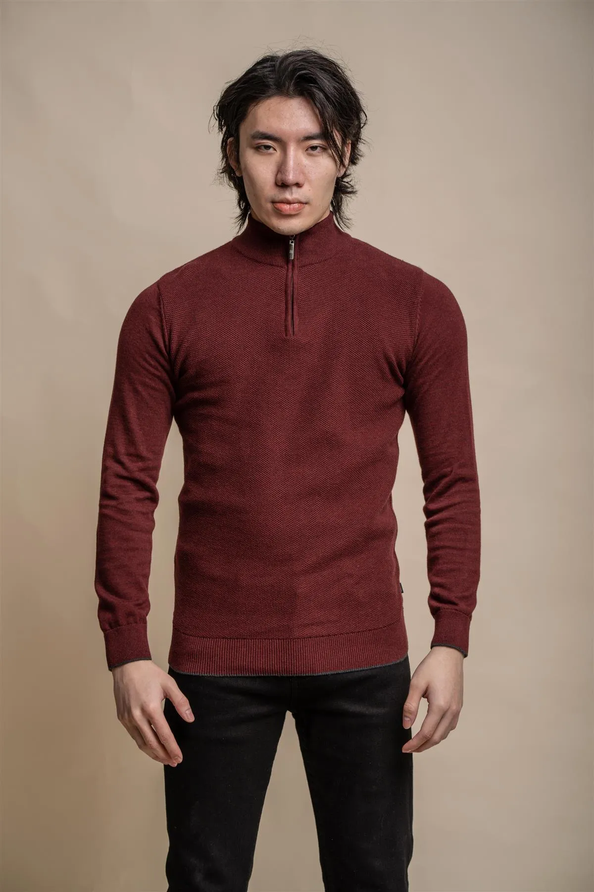 Kyle Half Zip Knit