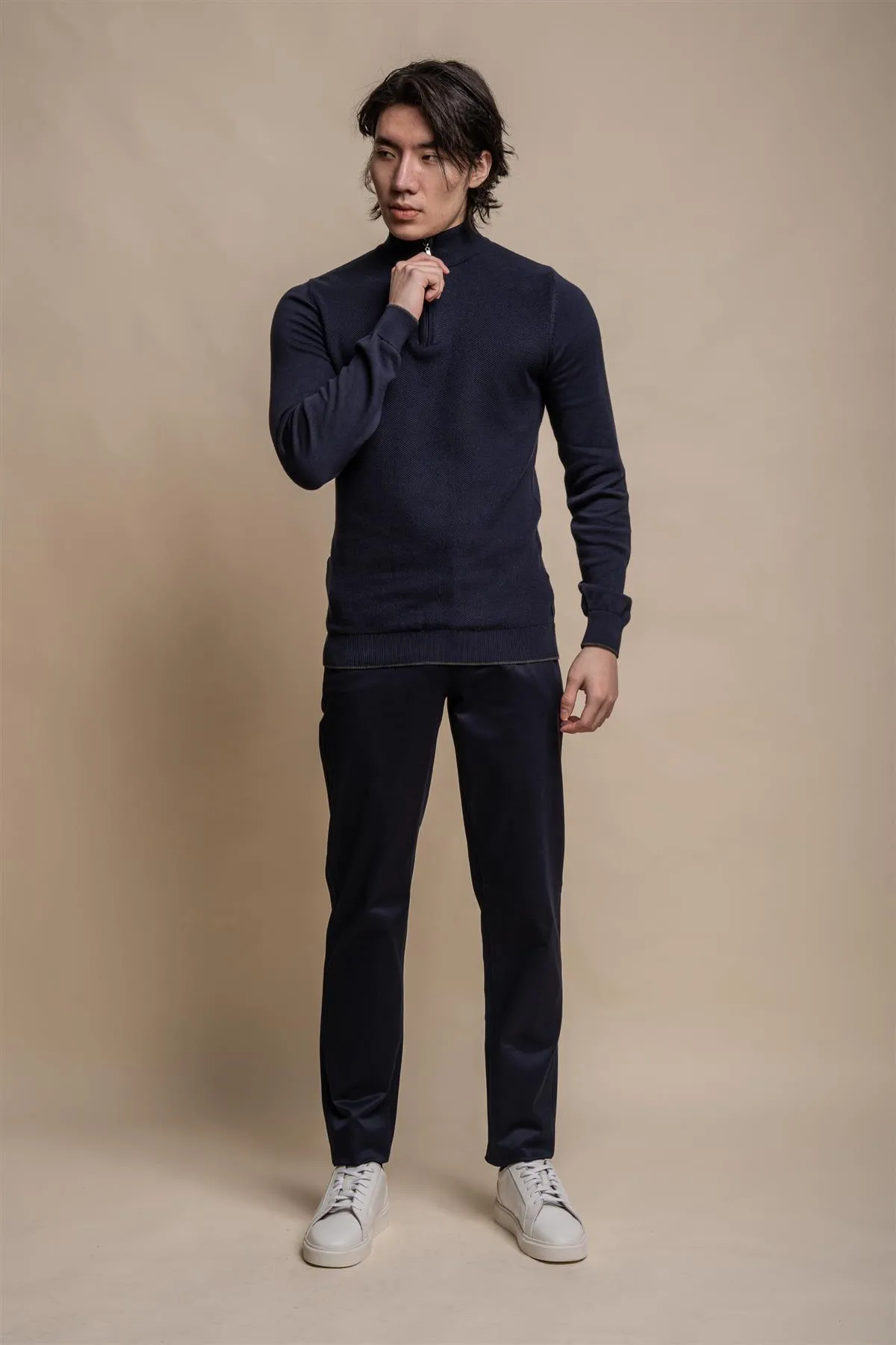 Kyle Half Zip Knit