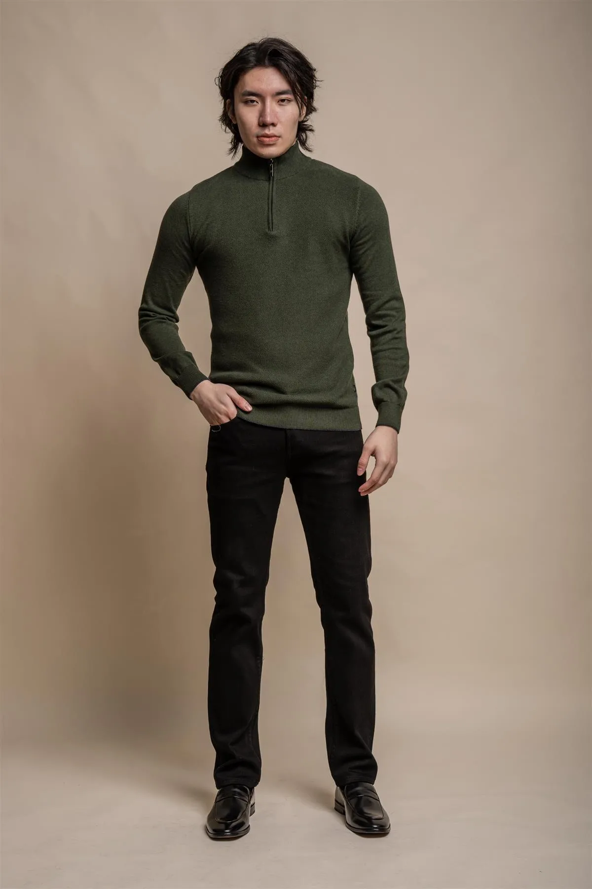 Kyle Half Zip Knit