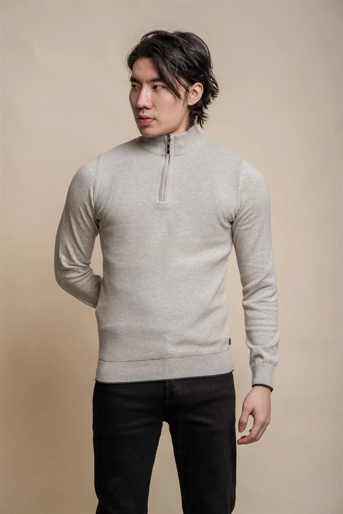 Kyle Half Zip Knit