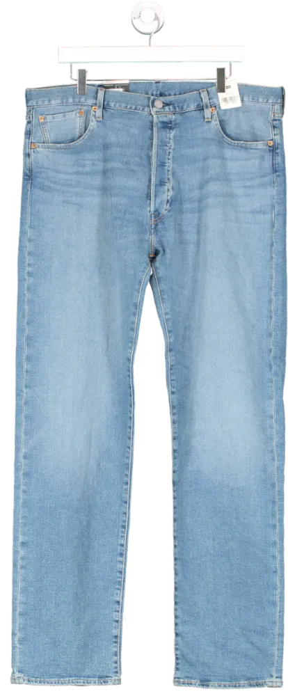 levis Blue 501 Original Stretch Jeans W38