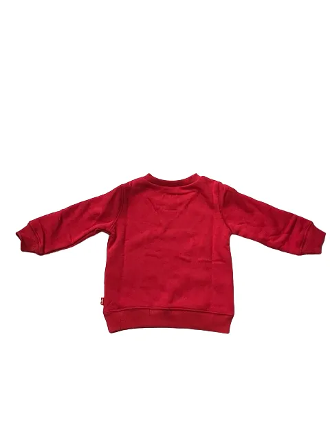 Levi's Kids Batwing Infant Crewneck Sweatshirt 6E9079-R1R red white