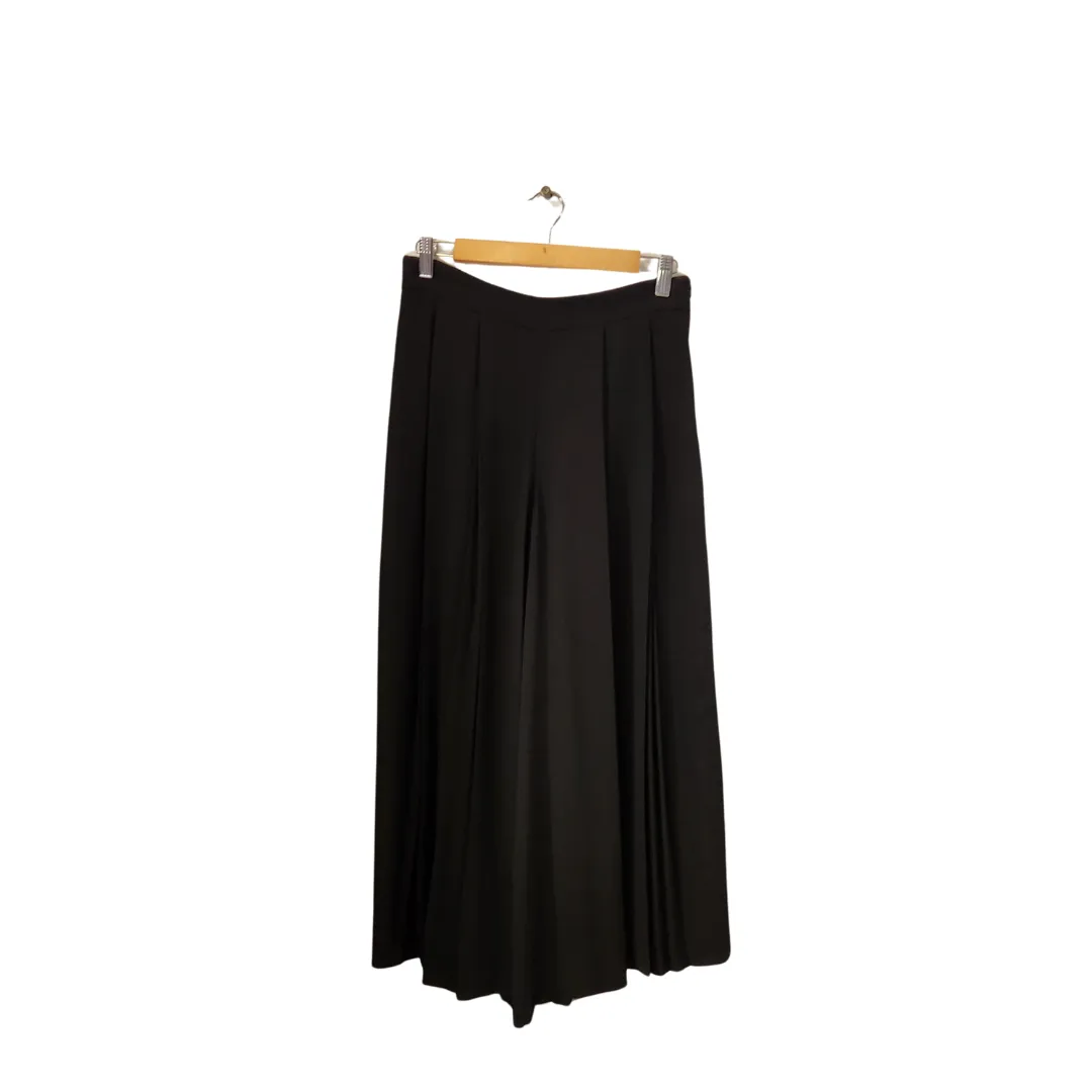 Massimo Dutti Black Culotte Pants | Gently Used |