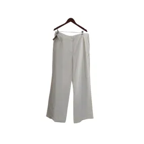 Massimo Dutti White Wide Leg Pants | Brand New |