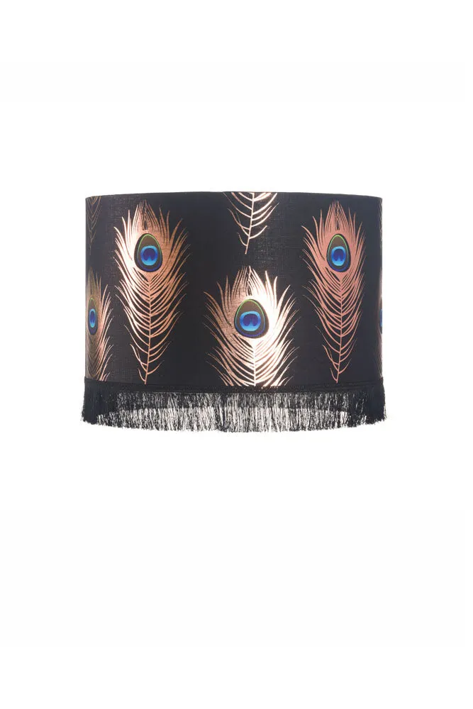 Mind The Gap Peacock Feather Lamp Shade - 3 Sizes Available