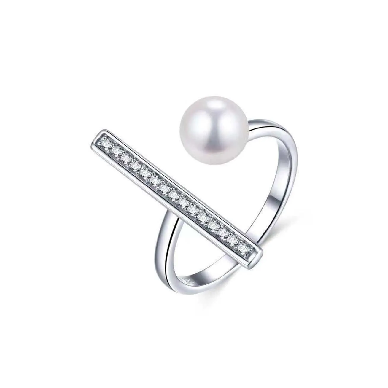 New Yorker Freshwater Pearl Ring WR00045