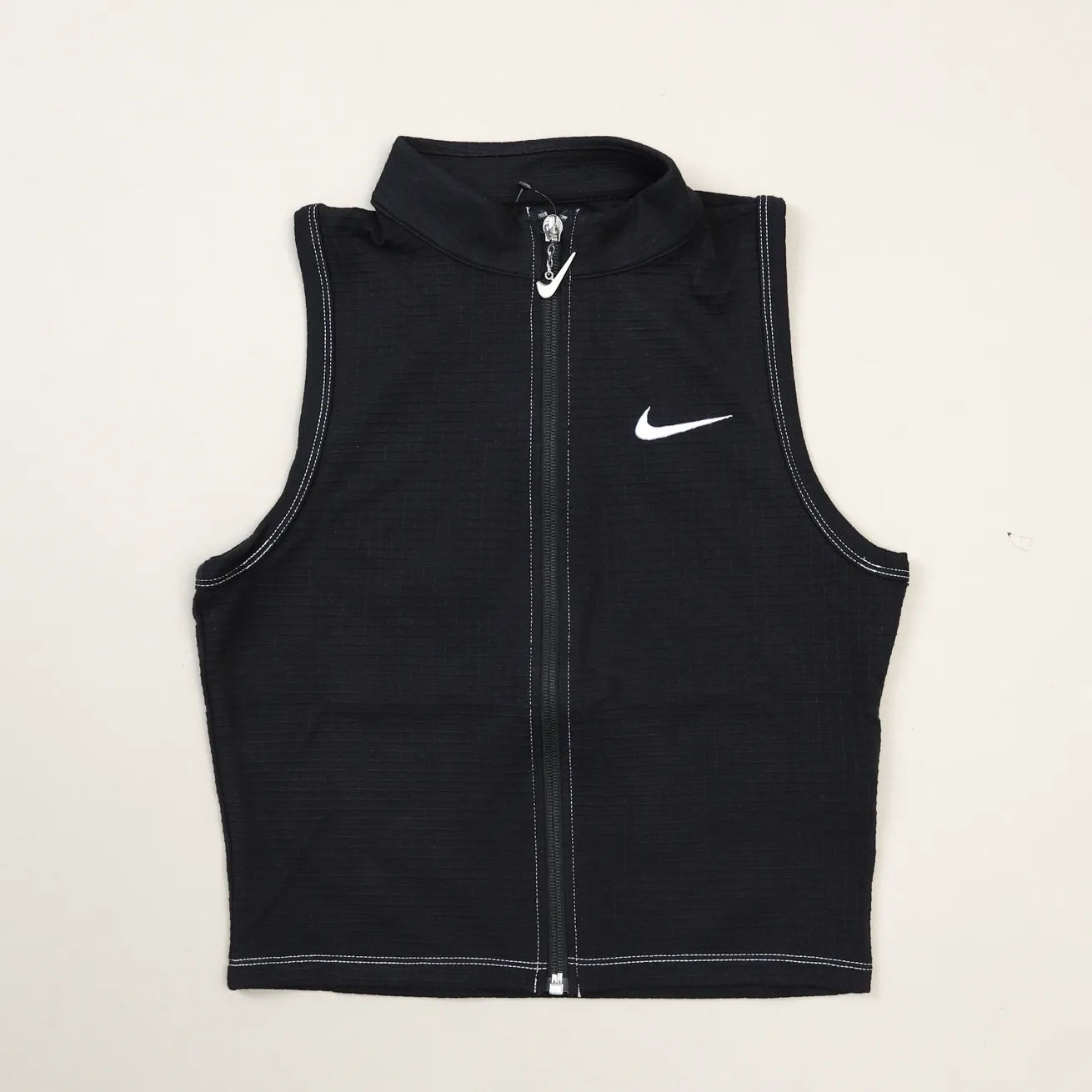 Nike Swoosh Full Zipper Collar Vest (Women's) [DM6196-010]