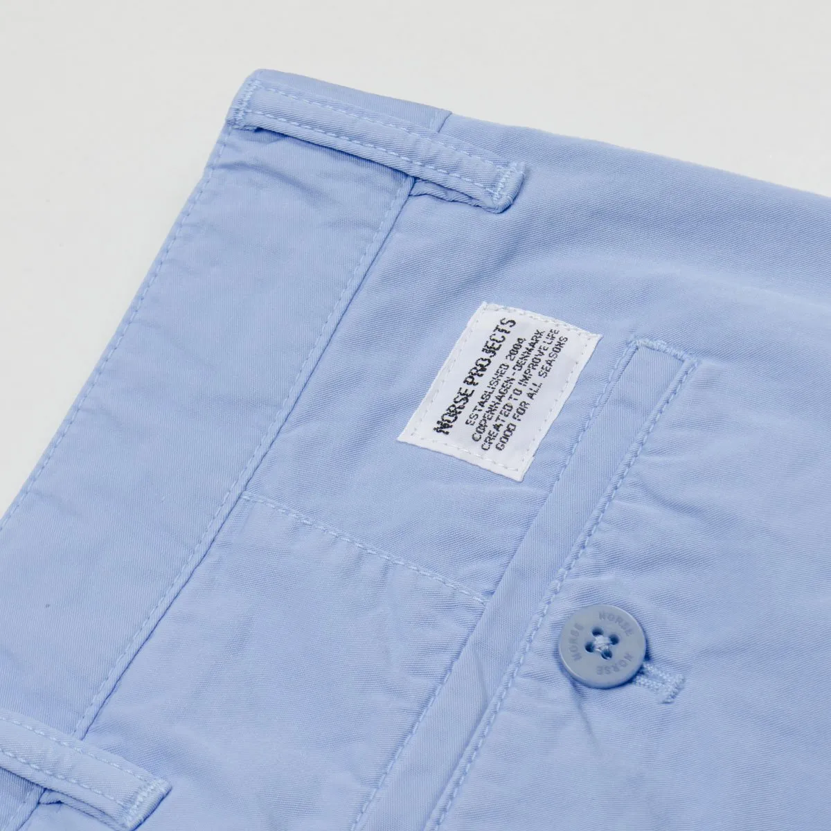 Norse Projects - Aros Light Twill Chinos - Luminous Blue