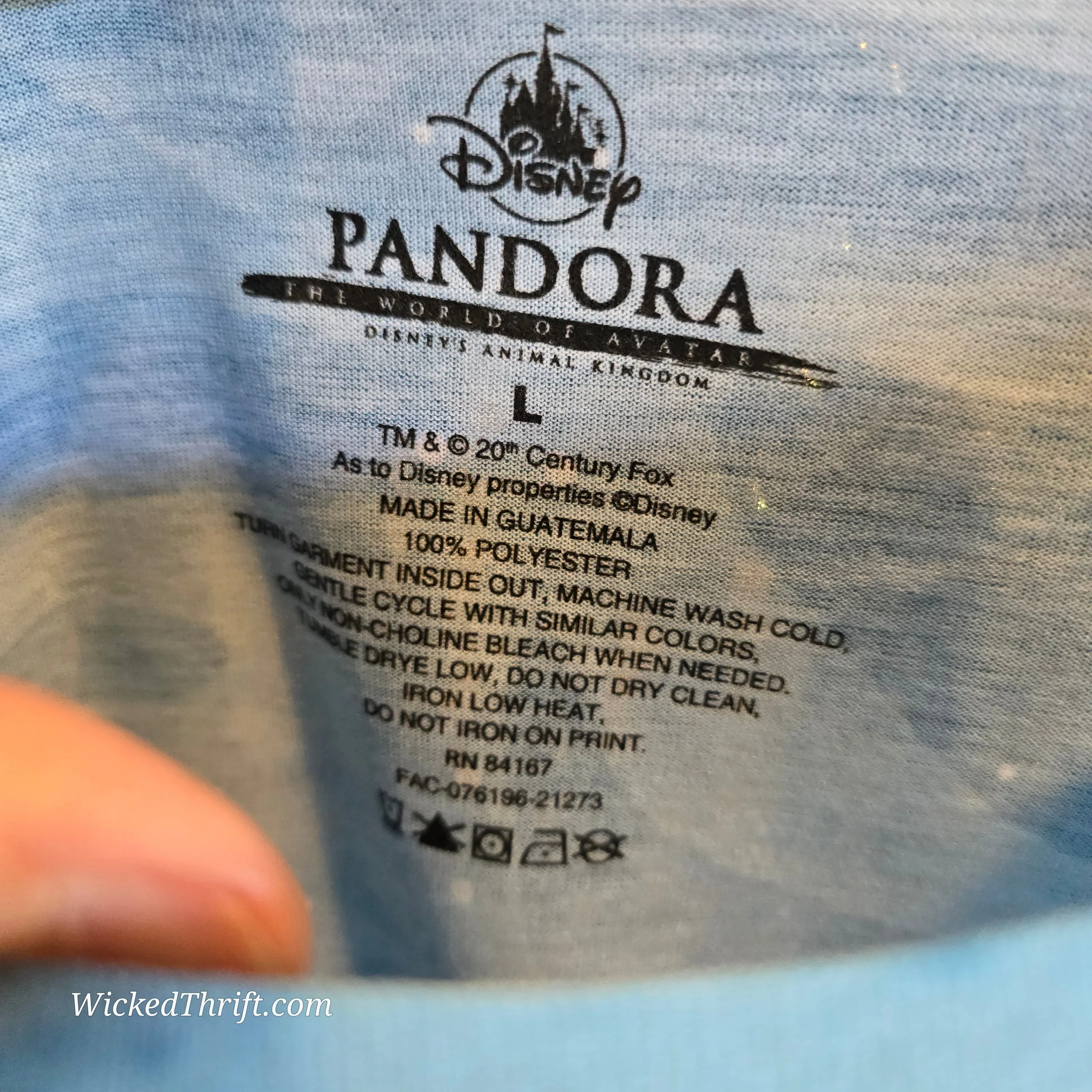 PANDORA Blue Under Water Tee L