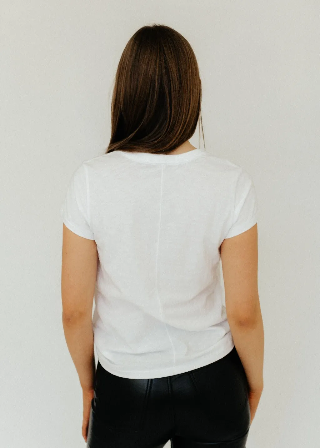 Rag & Bone The Slub Tee in Bright White