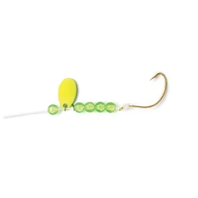 Snelled Wide Gap Hook - Chartreuse