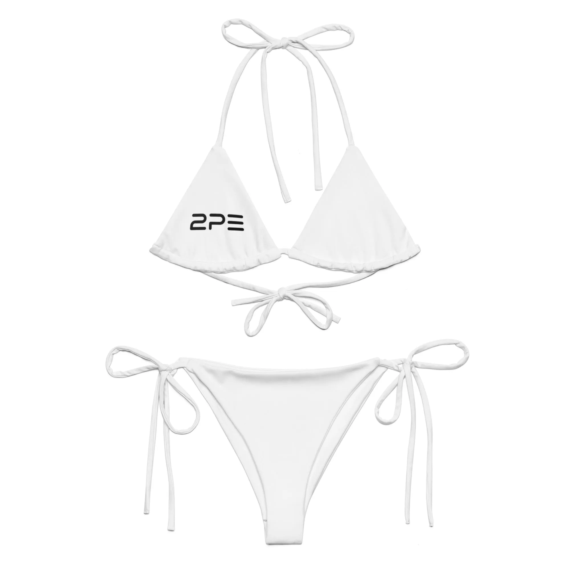 Summer Cloud White String Bikini