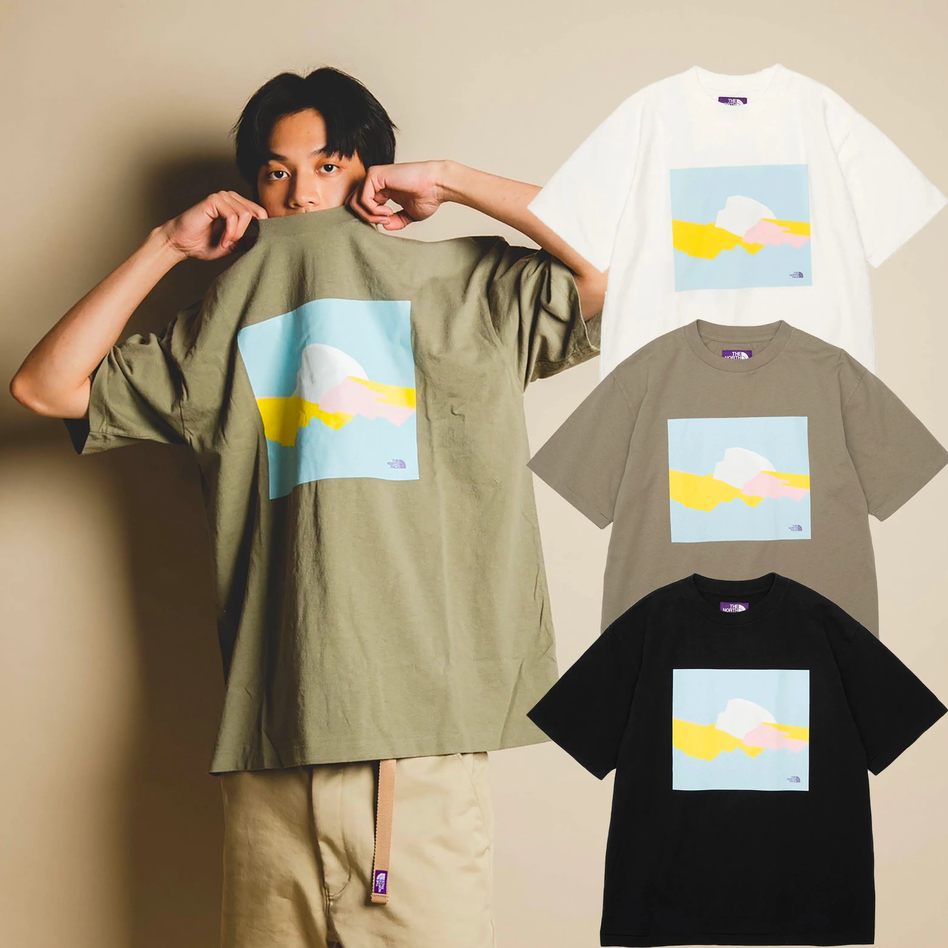 The North Face Purple Label Yosemite Landscape Graphic Tee [NT3155N]