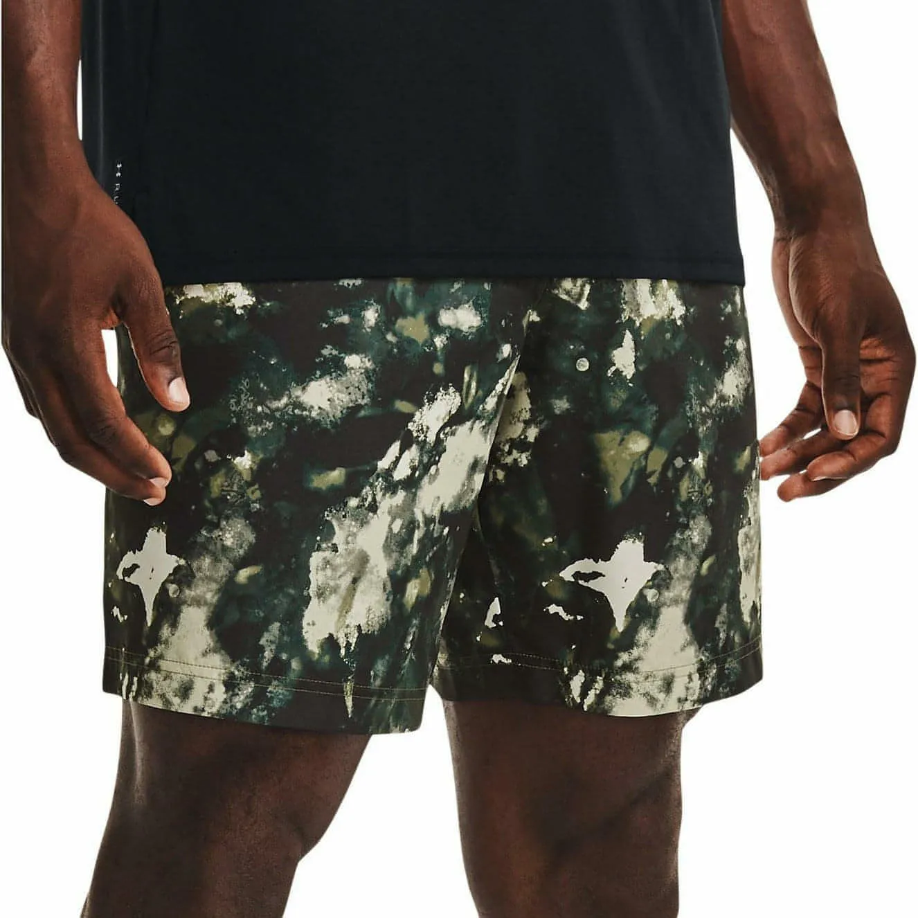 Under Armour Woven Adapt Mens Training Shorts - Green